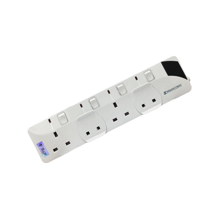 SOUNDTEOH PS-004A/3M EXTENSION SOCKET 4 WAY 3M (WHITE)
