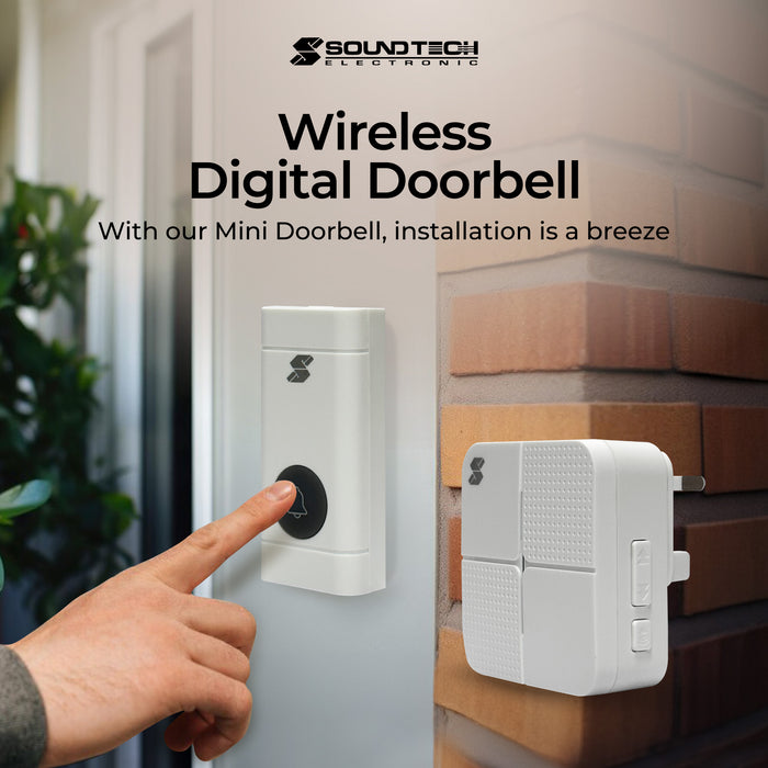 SOUNDTEOH DA-339 WIRESS DOORBELL