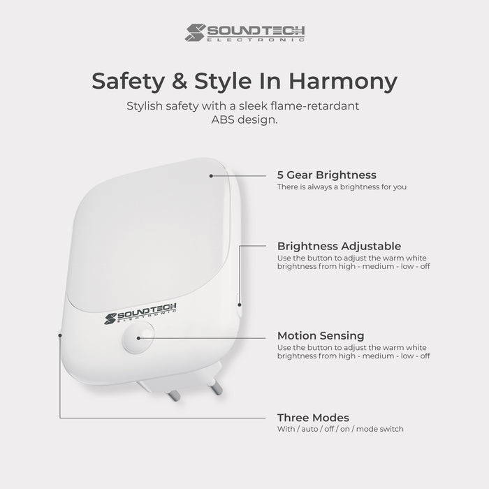 SOUNDTEOH ML-205 MOTION SENSOR LIGHT