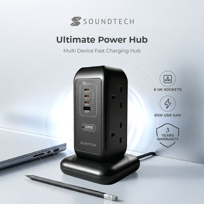 SOUNDTECH PTS-665C SKYTHREE POWER STATION 65WATT