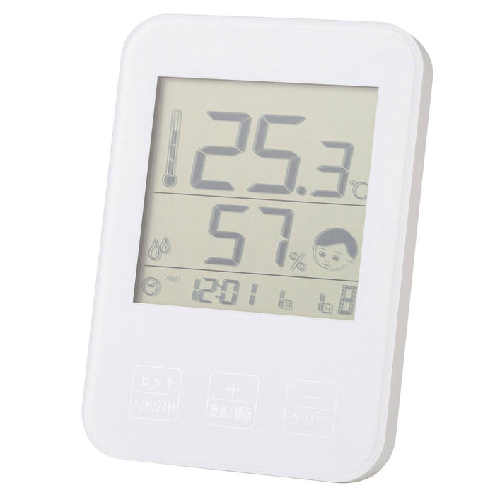 TABLE/WALL TEMP&HUMIDITY THERMOMETER CLOCK NT681