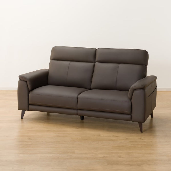 3S-SOFA LB07 LEATHER DBR