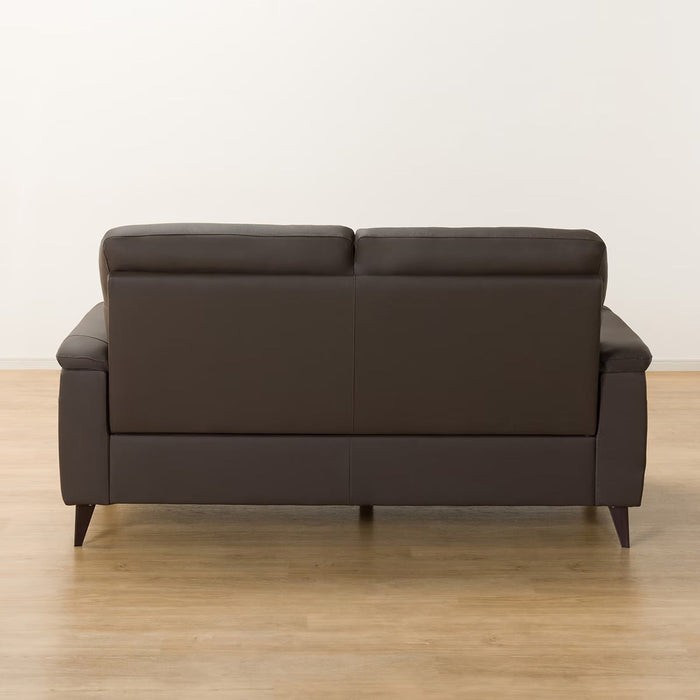 3S-SOFA LB07 LEATHER DBR