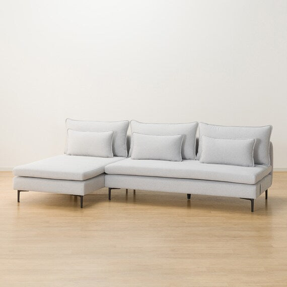 MS01 COUCH ARMLESS SET N-SHIELD FB AQ-LGY