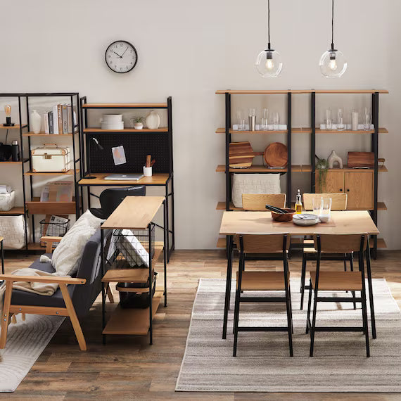 DINING TABLE 110 5-PIECE SET KP512 LBR