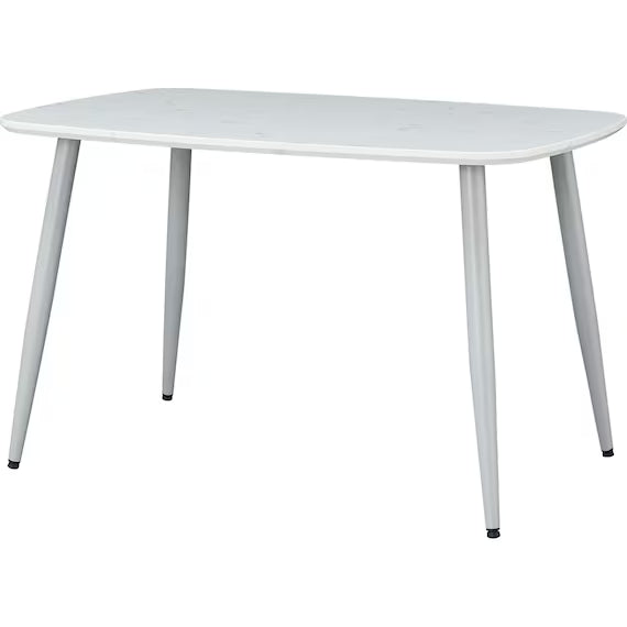 DINING TABLE 120/80 FY101 WH/LGY