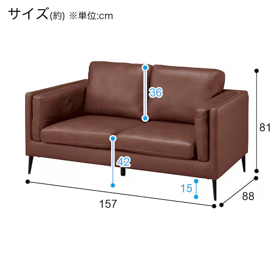 2P SOFA LB01 DBR