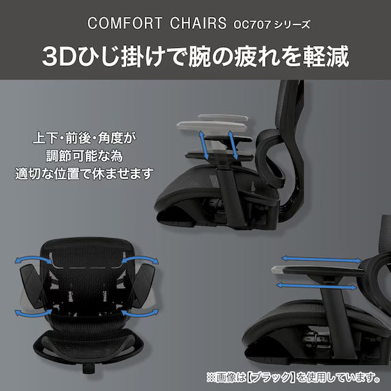 OFFICECHAIR OC707 ELASTOMERMESH BE