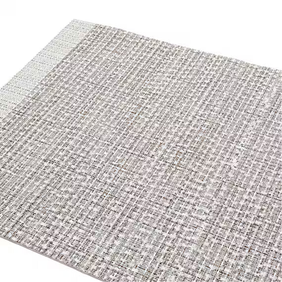 PVC LUNCHEON MAT TWI GY NA22