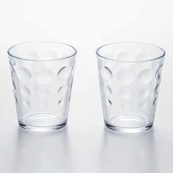 GLASS TUMBLER 2P SET 250ML RO03
