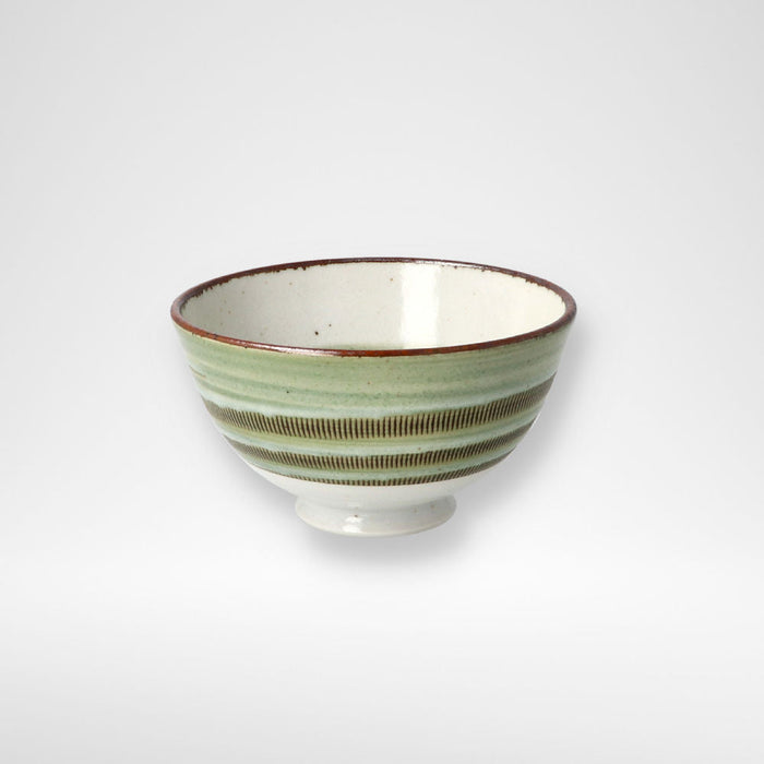 ULTRA LIGHTWEIGHT D11xH6CM RICE BOWL M KARU:ECLE MIDORITOCHIRI