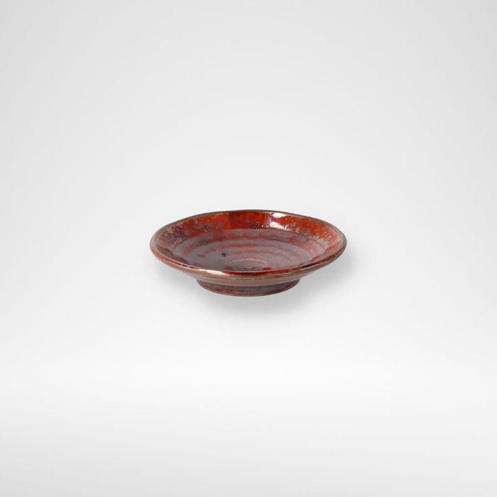 ULTRA LIGHTWEIGHT 9CM ROUND PLATE KARU:ECLE AKATETSUYU