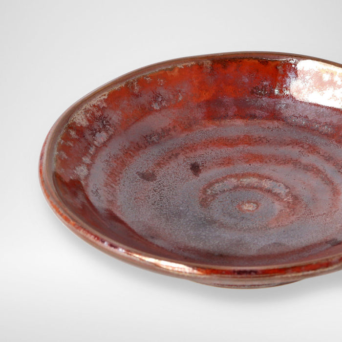 ULTRA LIGHTWEIGHT 9CM ROUND PLATE KARU:ECLE AKATETSUYU