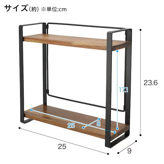 FOLDABLE ACACIA TABLE SPICES RACK SY02