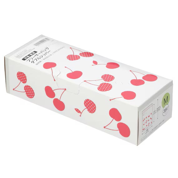 FREEZERBAG DOUBLE ZIPPER NO GUSSET M38 TW-CHERRY