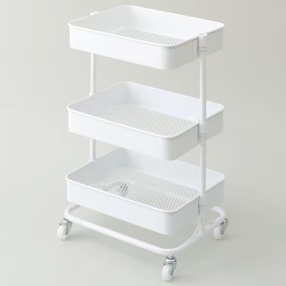 STEEL WAGON TROLLEY4 S WH