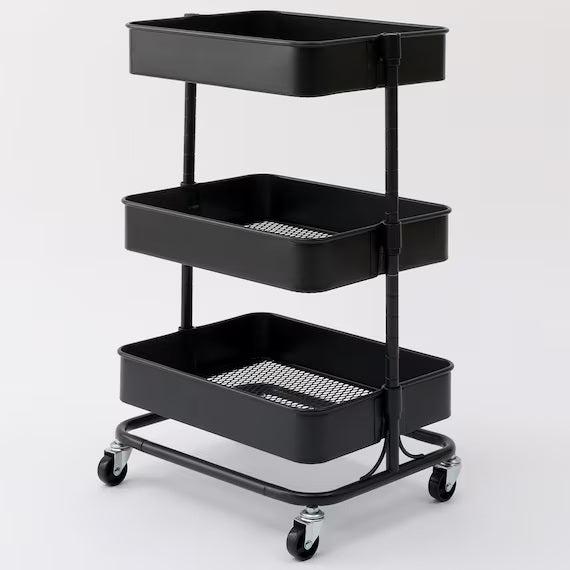 STEEL WAGON TROLLEY4 S BK