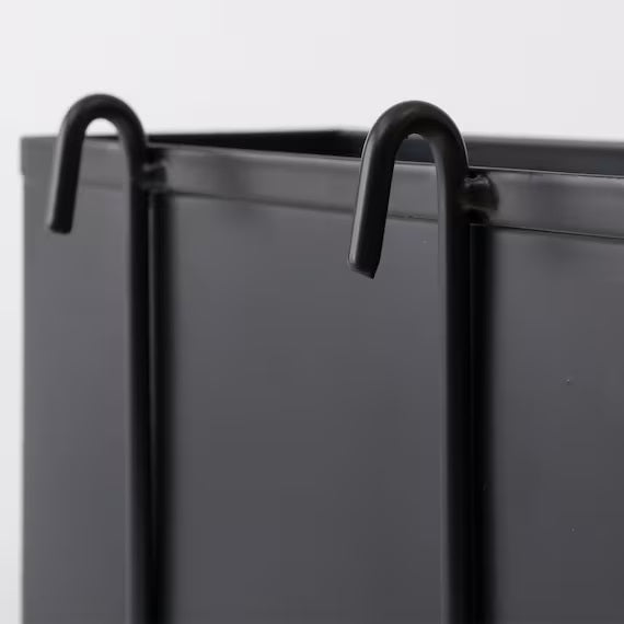 ACCESSORY BOX STEEL WAGON TROLLEY BK