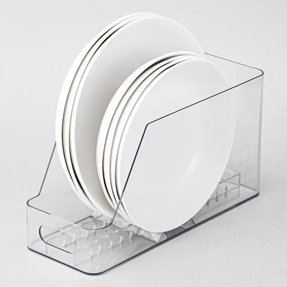 PLATE STAND H140 CL N-BLANC