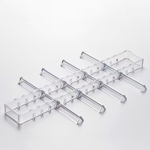 PLATE STAND H140 CL N-BLANC