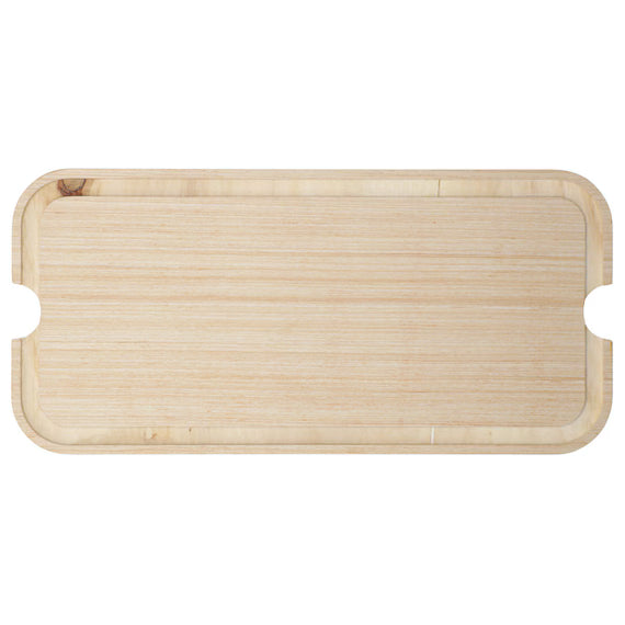 NON-SLIP WOOD TRAY FOR  STEEL WAGON TROLLEY SLIM GF-14042S