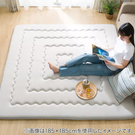 RUG NCOOLSPG MORE PLUMP 185X185 GY