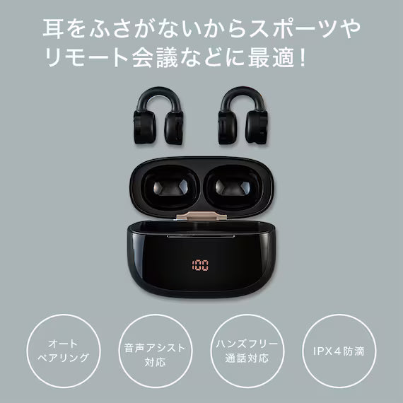 WIRELESS EARBUDS BTE-OWS01BK