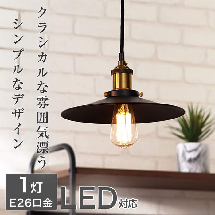 PENDANT LIGHT DISK-ML BK