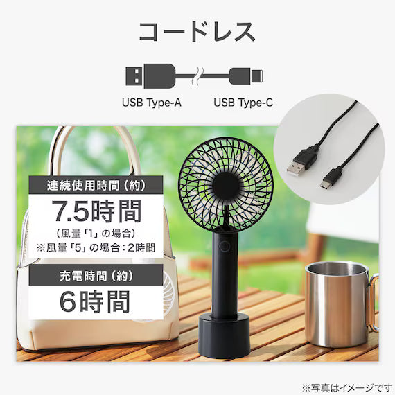 RECHARGEABLE HANDY FAN HF317-DGY