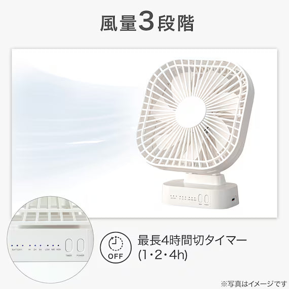 CORDLESS SLIM FAN TF24-WH