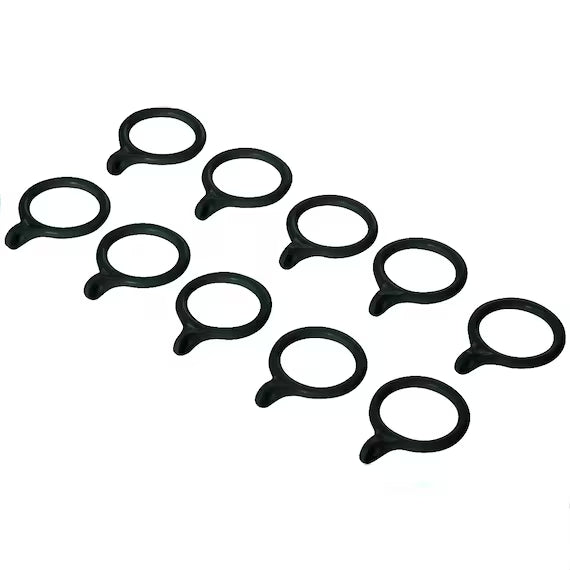 RING RUNNER FOR CURTAIN POLE NT2 BK 10PCS