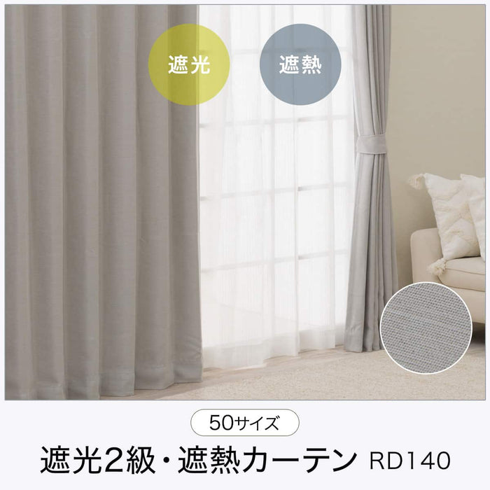CURTAIN RD140 GY 150X200X2
