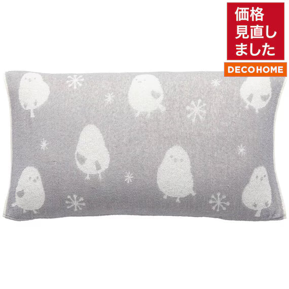 STRETCH PILE PILLOWCOVER DM3 SHIMAENAGA GY