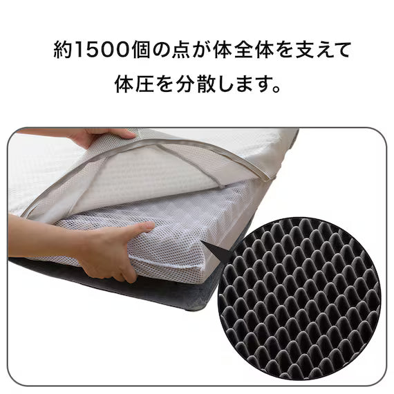 SUPPORTED AT A POINT DEHUMIDIFICATION MATTRESS S F2407
