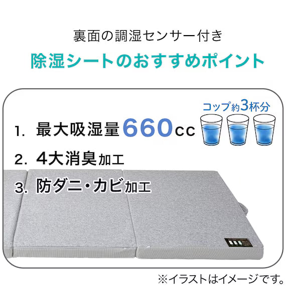 SUPPORTED AT A POINT DEHUMIDIFICATION MATTRESS S F2407
