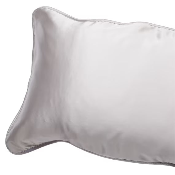 SILK PADDED PILLOW TOPPER ST24 GY