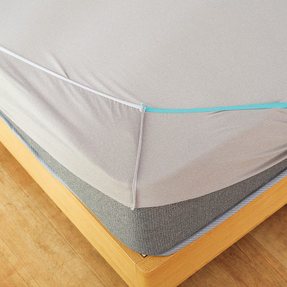 STRETCH FITTEDSHEET38 NFIT FT03 PLAIN2 GY SD-D