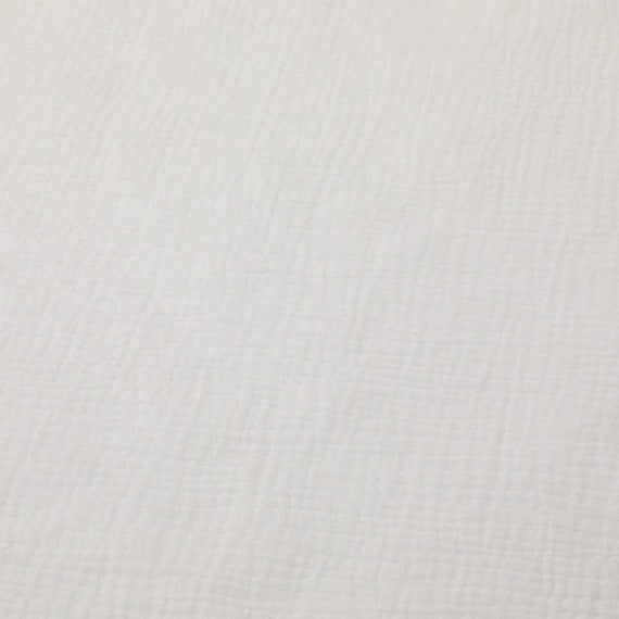 FITTED SHEET38 WGAUZE WH SZ38 S