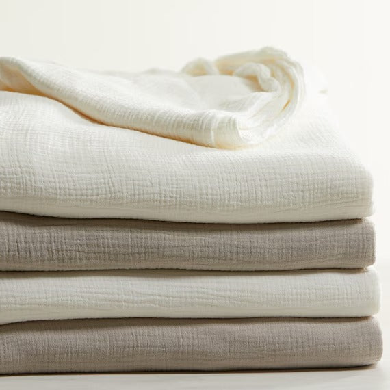 FITTED SHEET38 WGAUZE WH SZ38 Q