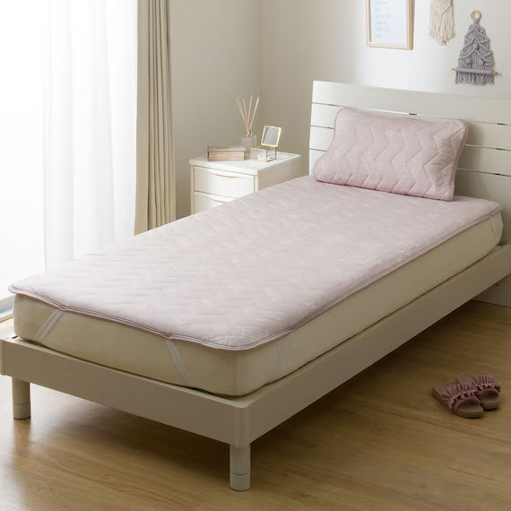 REVERSIBLE PADDED SHEET TOPPER N COOL WSP S2511 FLOWER RO S