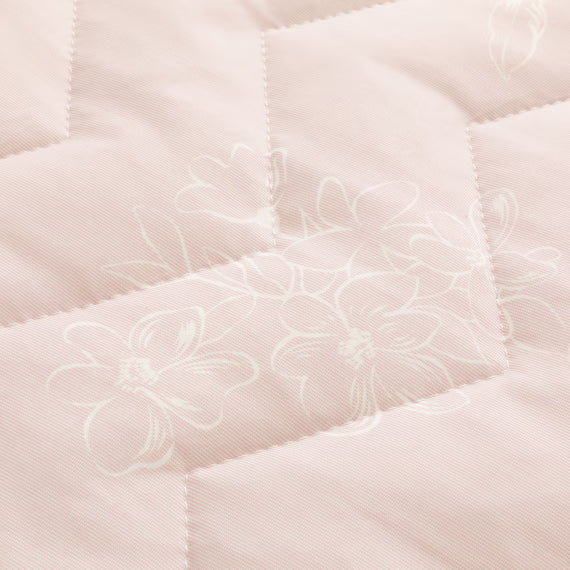 REVERSIBLE PADDED SHEET TOPPER N COOL WSP S2511 FLOWER RO S