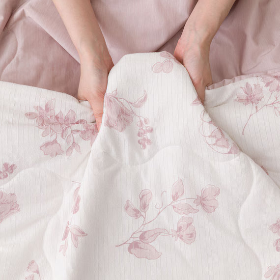 REVERSIBLE COMFORTER N COOL WSP S2511 FLOWER RO Q