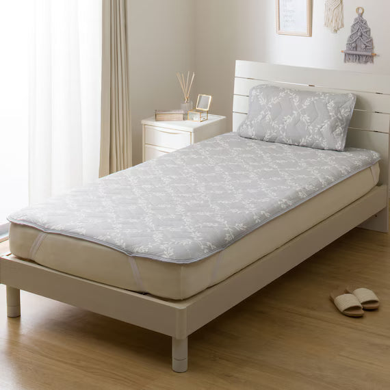 REVERSIBLE PADDED SHEET TOPPER N COOL WSP S2514 LEAF S