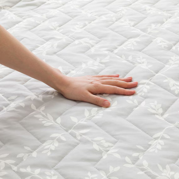 REVERSIBLE PADDED SHEET TOPPER N COOL WSP S2514 LEAF S