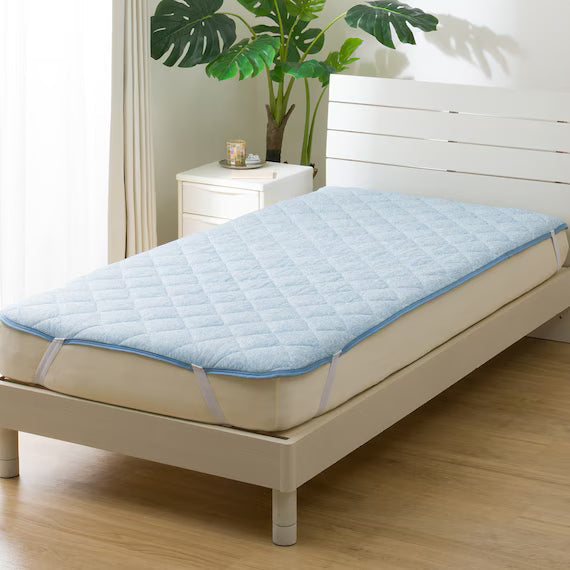 REVERSIBLE PADDED SHEET TOPPER N COOL SP S BL S2502