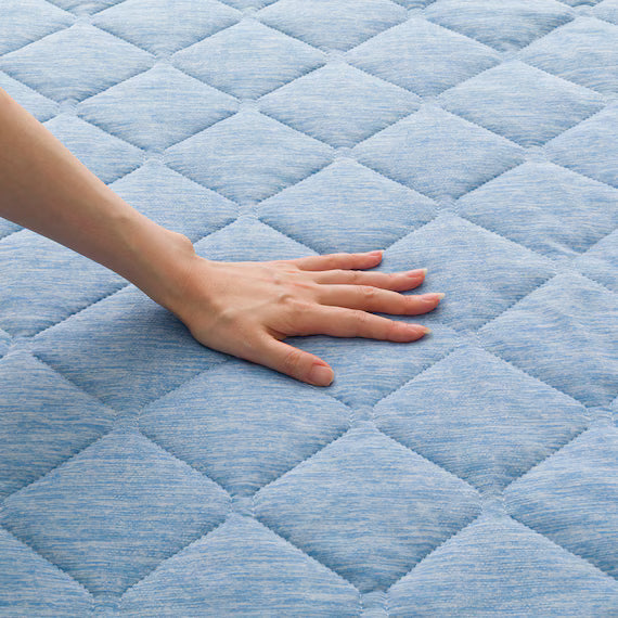 REVERSIBLE PADDED SHEET TOPPER N COOL SP S BL S2502