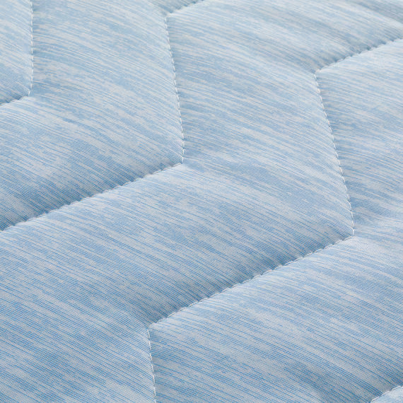 REVERSIBLE PADDED SHEET TOPPER N COOL WSP K BL S2503