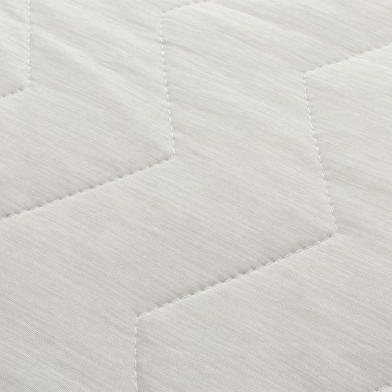 REVERSIBLE PADDED SHEET TOPPER N COOL WSP Q GY S2503