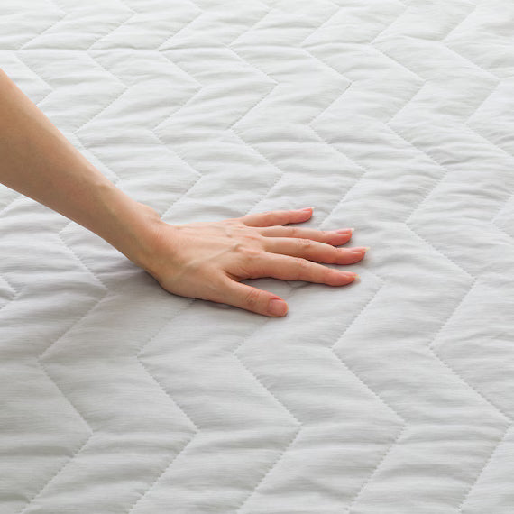 REVERSIBLE PADDED SHEET TOPPER N COOL WSP SD GY S2503