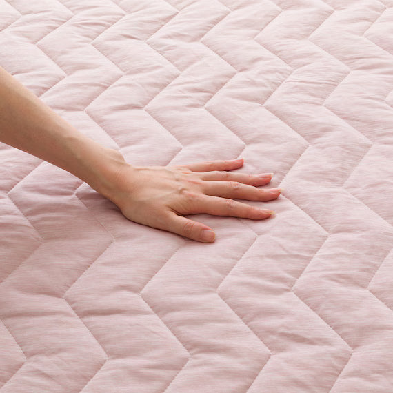 REVERSIBLE PADDED SHEET TOPPER N COOL WSP S RO S2503